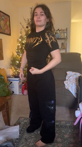 Customer photo review of Deathwing Banana Shape Uncuffed Luxury Cargos [DUSK]