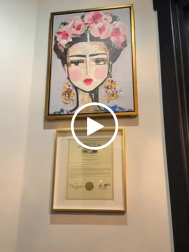 Customer video review of FRIDA KAHLO CANVAS