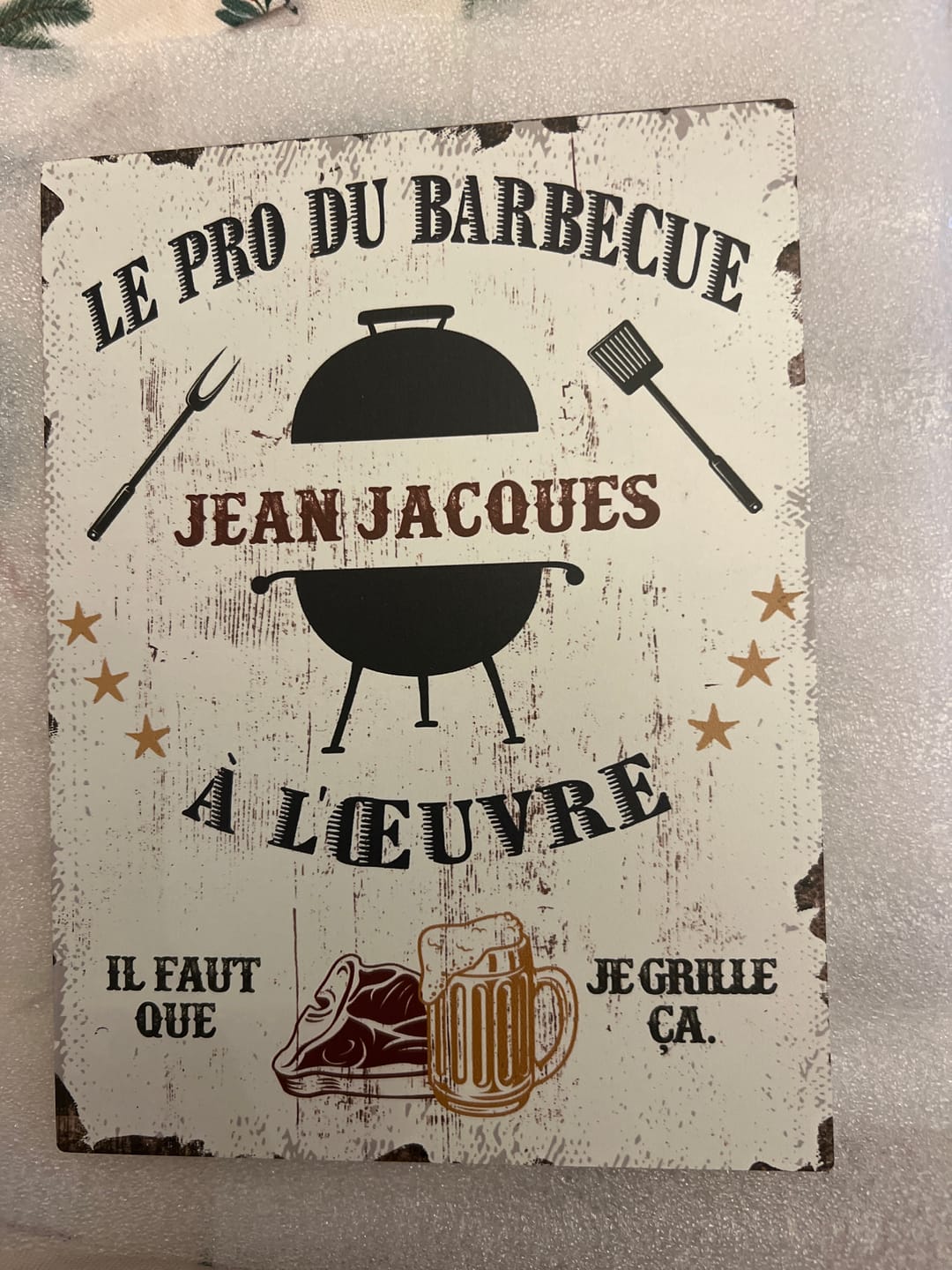 Customer photo review of Pro du Barbecue - Extérieur-Pancarte de porte