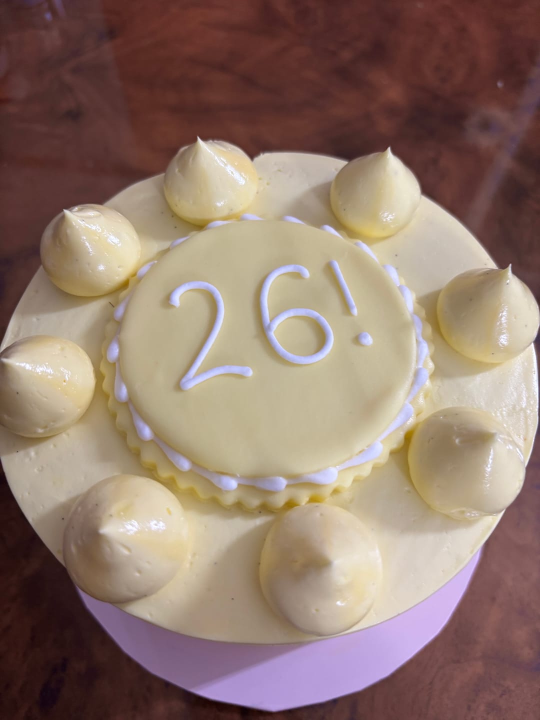 Customer photo review of Classic Lemon Drizzle Cake