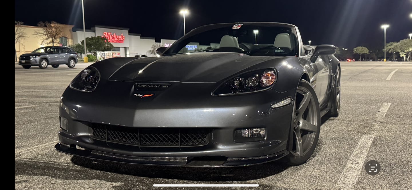 Customer photo review of Corvette C6 Grand Sport / Z06 Front Splitter Lip & Side Skirts Rocker Panels