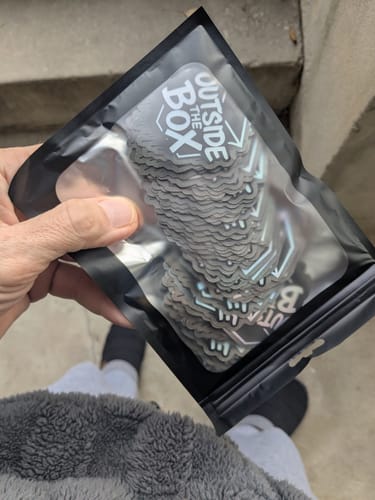 Customer photo review of 100 2.5" Custom Holographic Stickers