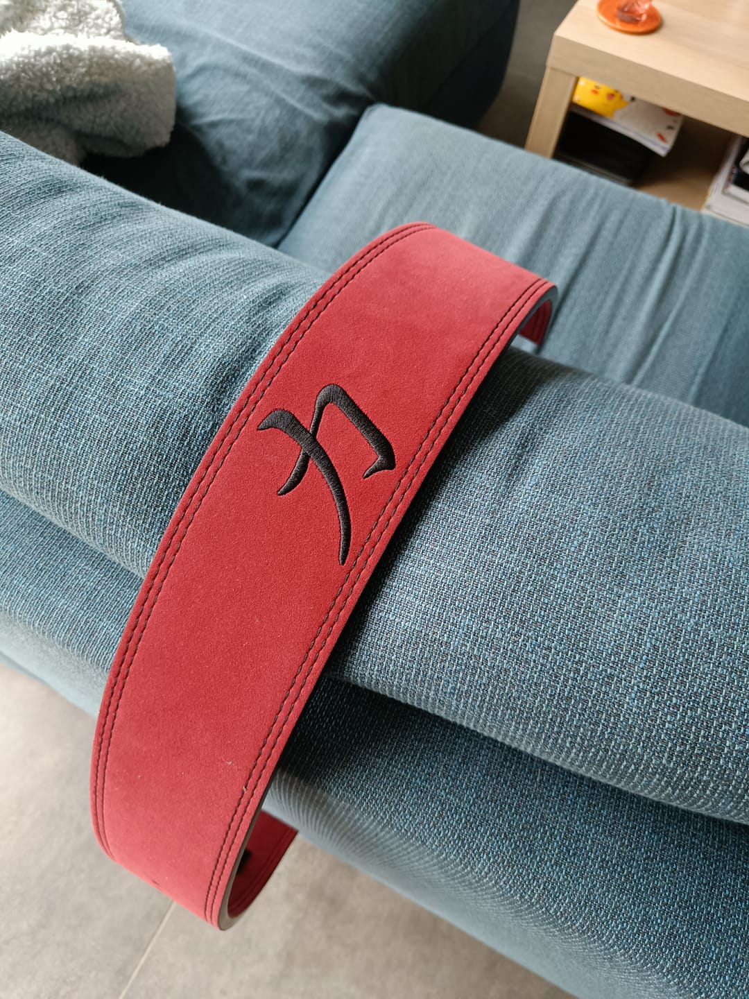 Customer photo review of Wine-Red Lever Belt, 10mm - IPF Approved
