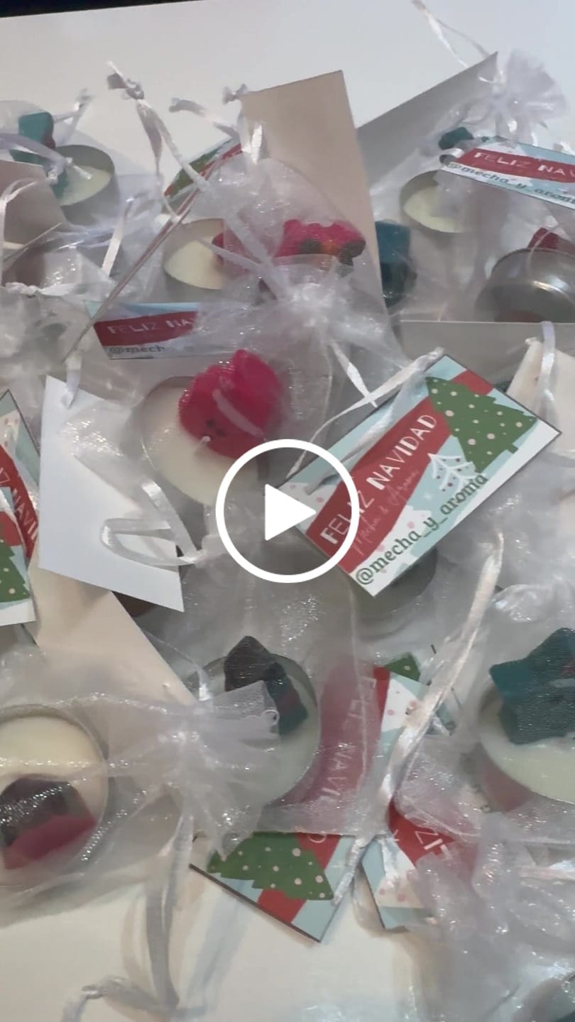 Customer video review of MECHAS PARA VELAS DE TÉ