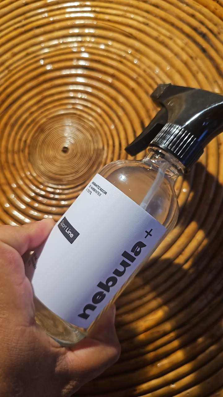 Customer photo review of SPRAY AROMATIZANTE SPORT LINE NEBULA+ (250 ml)
