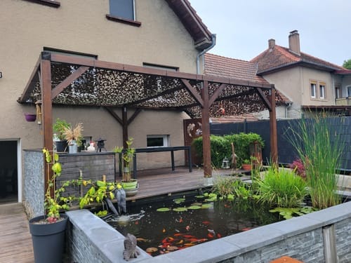 Customer photo review of Woodland camouflagenet