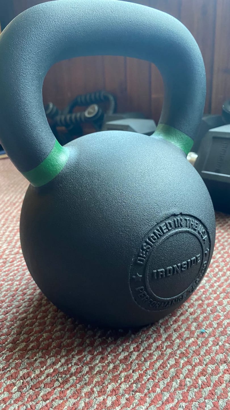 Customer photo review of Kettlebell Premium (4 a 92 kg) IRONSIDE