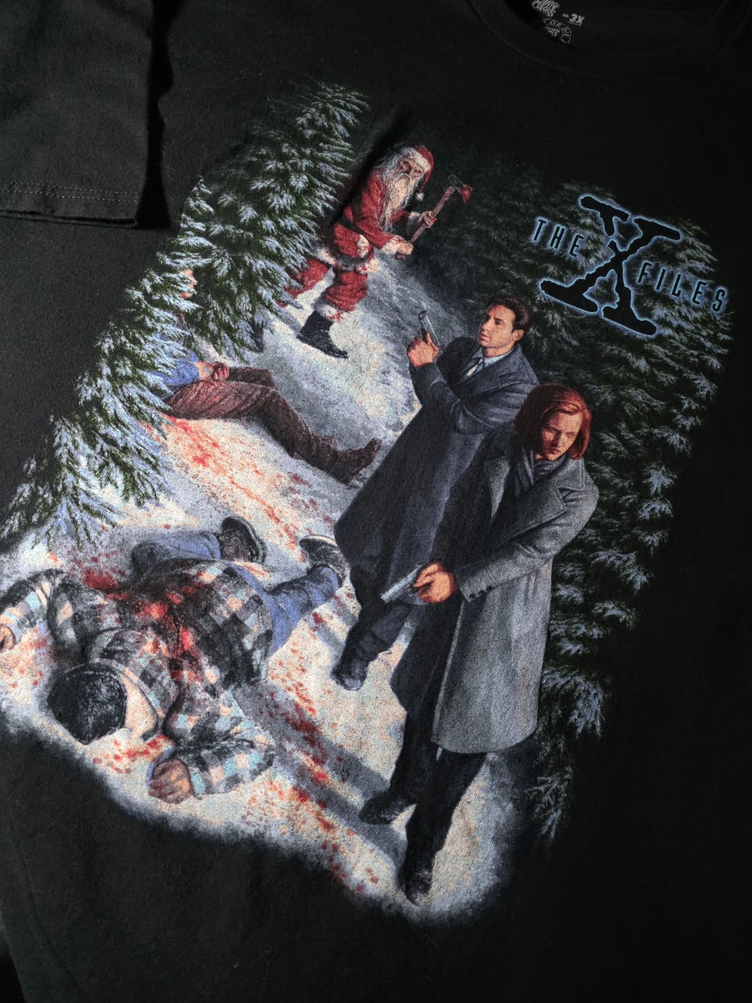 Customer photo review of X-FILES: PSYCHO SANTA - T-SHIRT