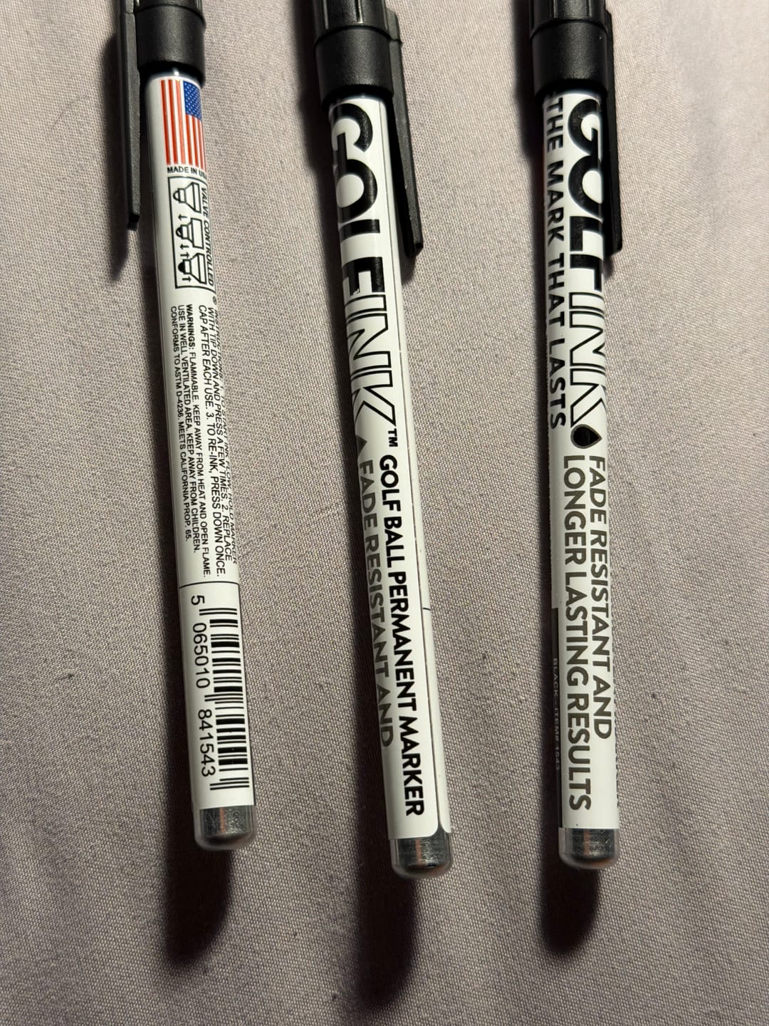 Customer photo review of Golf Ink Markers