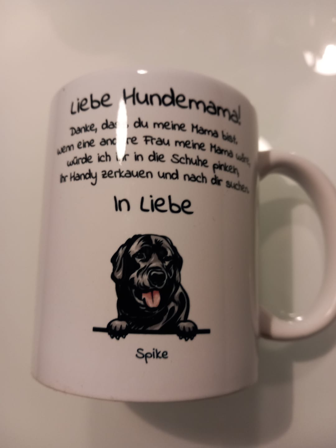 Customer photo review of Liebe Hundemama - Individuelle Tasse
