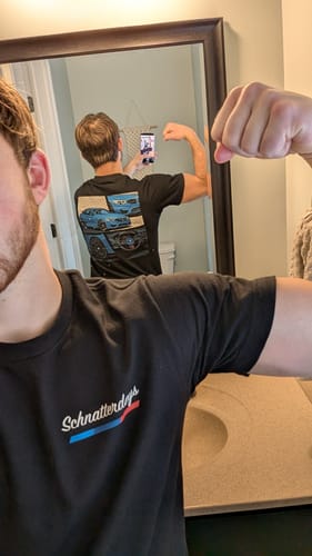 Customer photo review of MANGA TEE