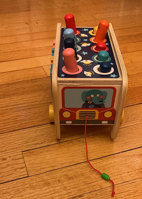 Customer photo review of Marvin’s Wooden Pounding Bench