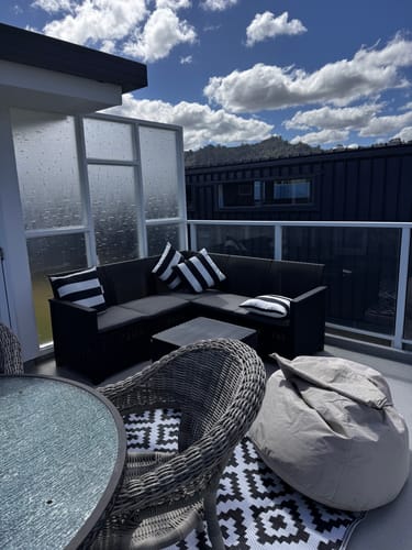 Customer photo review of Emma 5 Seat Storage Corner Set