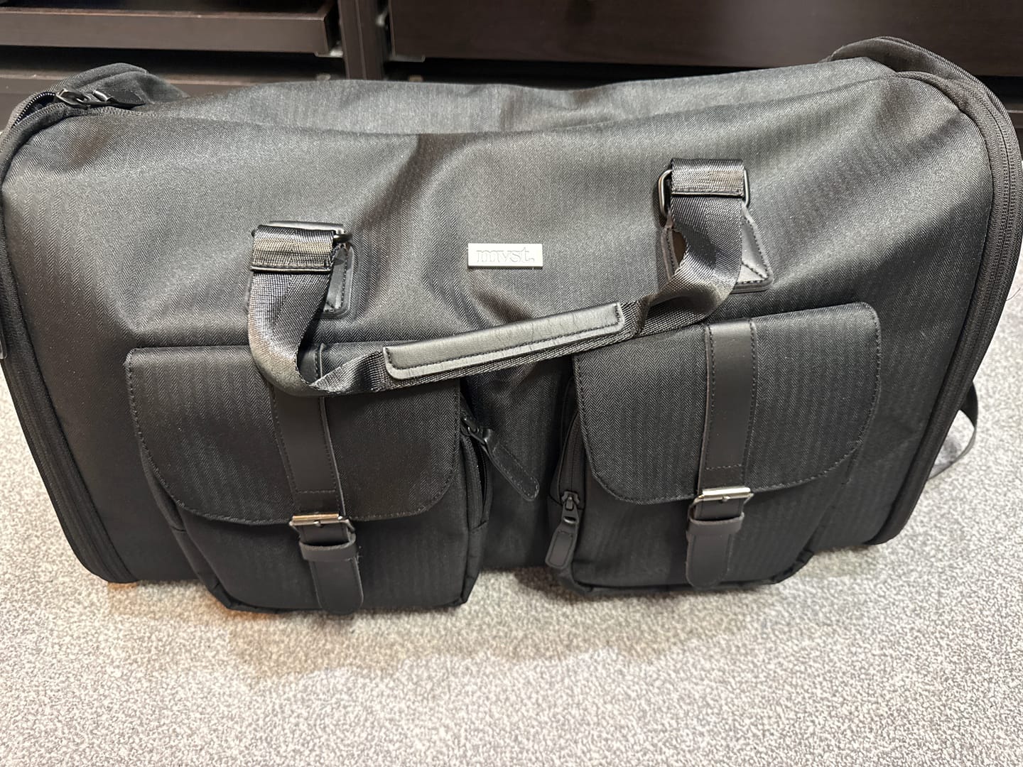 Customer photo review of Duffle Bag Garment Bag 2 in 1 | Garment Weekender Bag