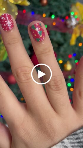 Customer video review of Noche Buena | Stickers de Esmalte