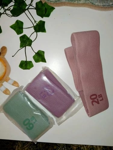 Customer photo review of Fabric Resistance Band Set