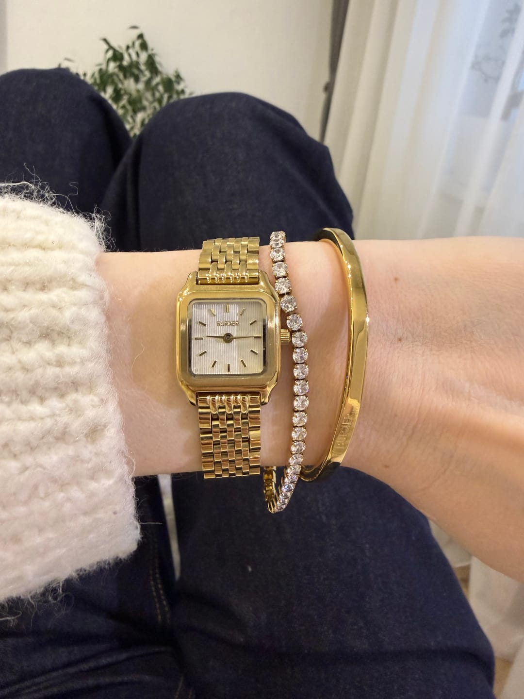 Customer photo review of Macy Petite Gold White