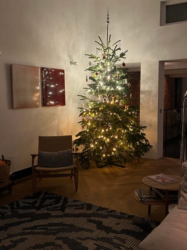 Customer photo review of Echte kerstboom Aanbieding - Nordmann gezaagd