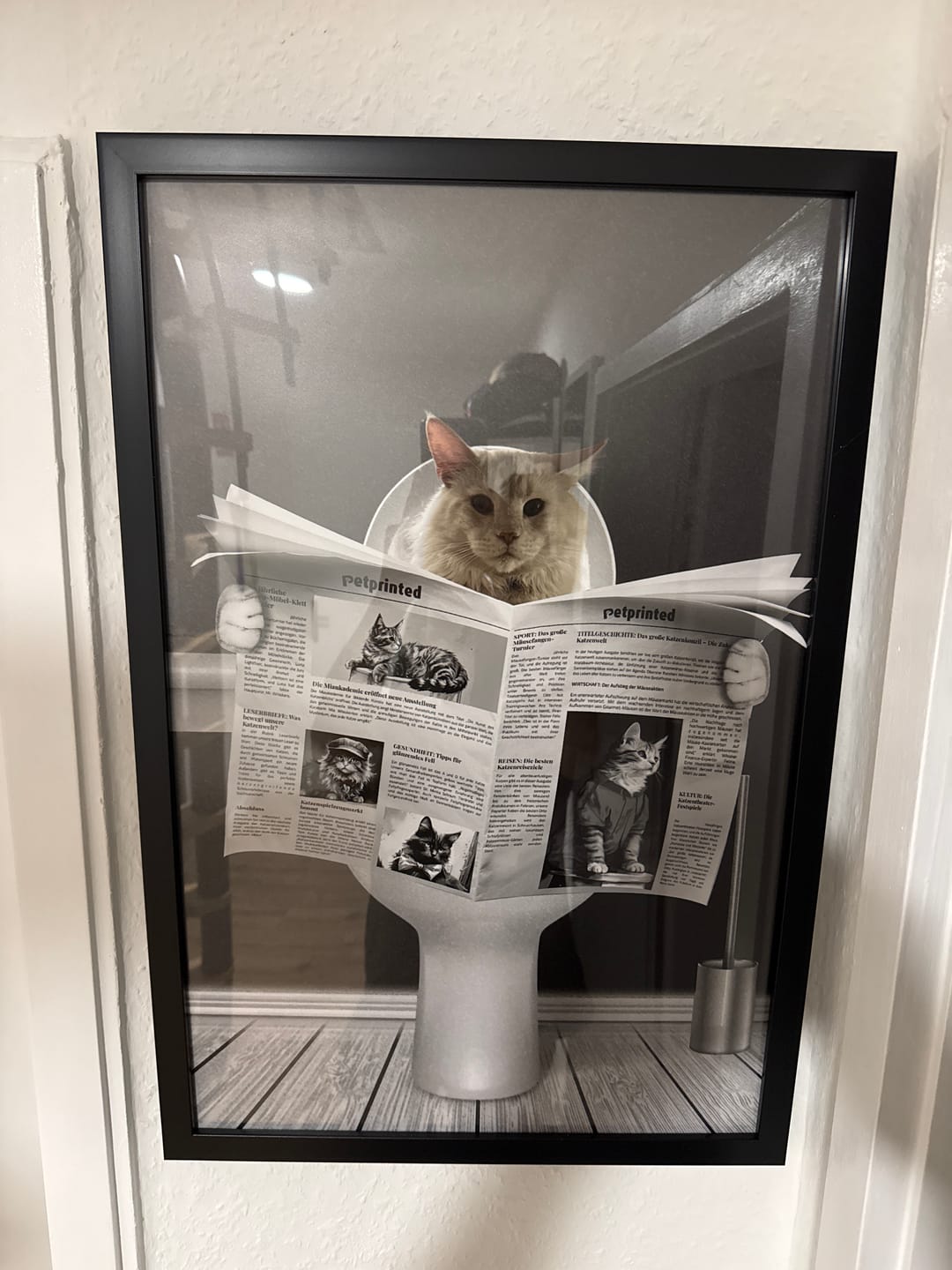 Customer photo review of Wichtige Sitzung - Individuelles Poster