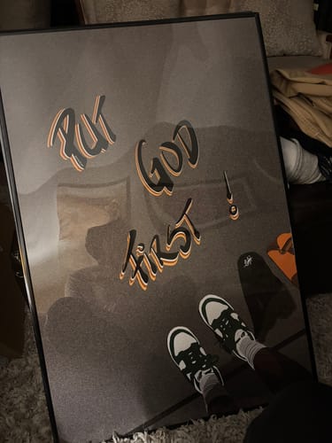 Customer photo review of Art Print Bundle : Fly + Put God First