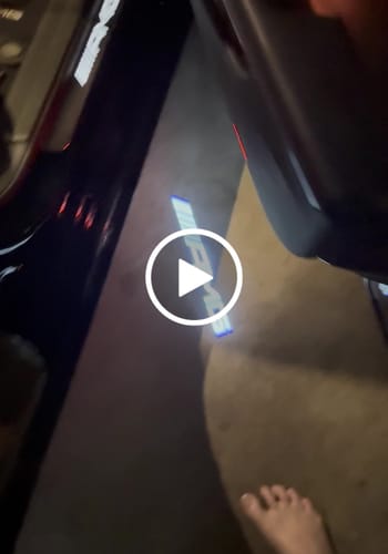 Customer video review of MERCEDES DOOR LIGHTS