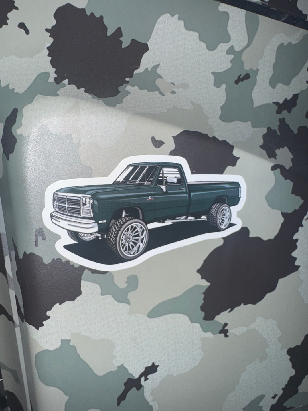 Customer photo review of FSD23 sticker