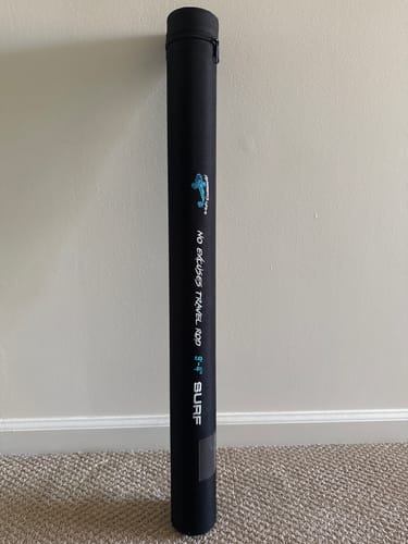 Customer photo review of 9'4" No Excuses Surf Travel Rod with Tube Medium-Heavy Action 3/4oz to 3oz