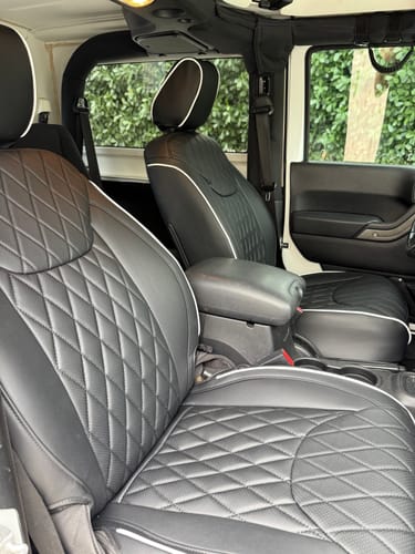 Customer photo review of Premium Custom-Fit Seat Covers