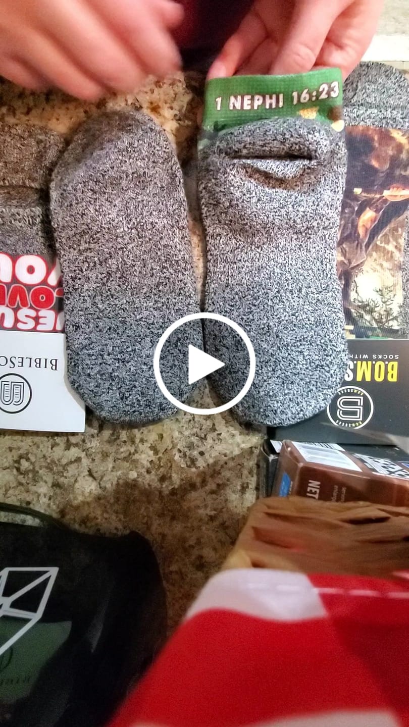 Customer video review of Jesus Loves You No-Shows - Faith-Inspired Socks