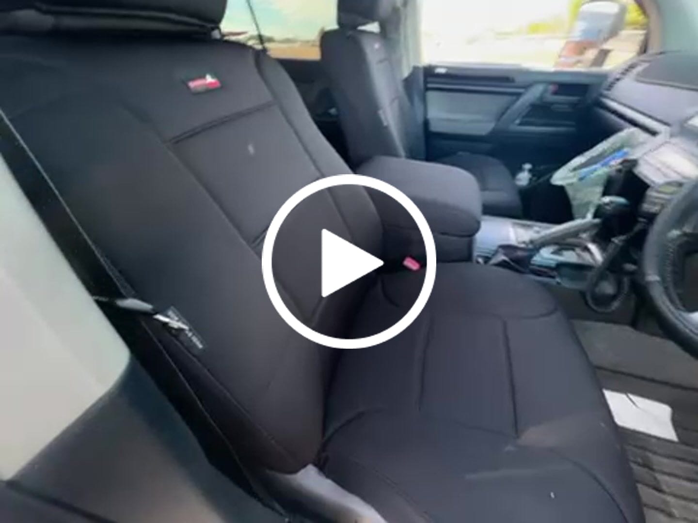 Customer video review of Sharkskin Front Seat Covers for Toyota Landcruiser 200 Series