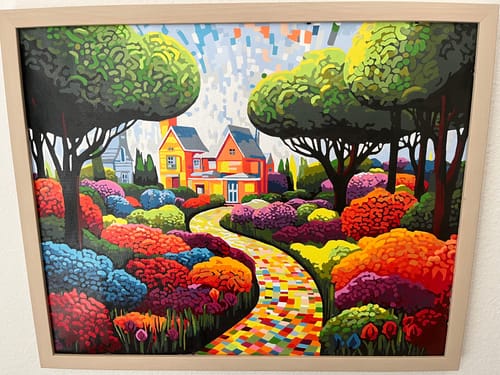 Customer photo review of Abstract Garden No 3