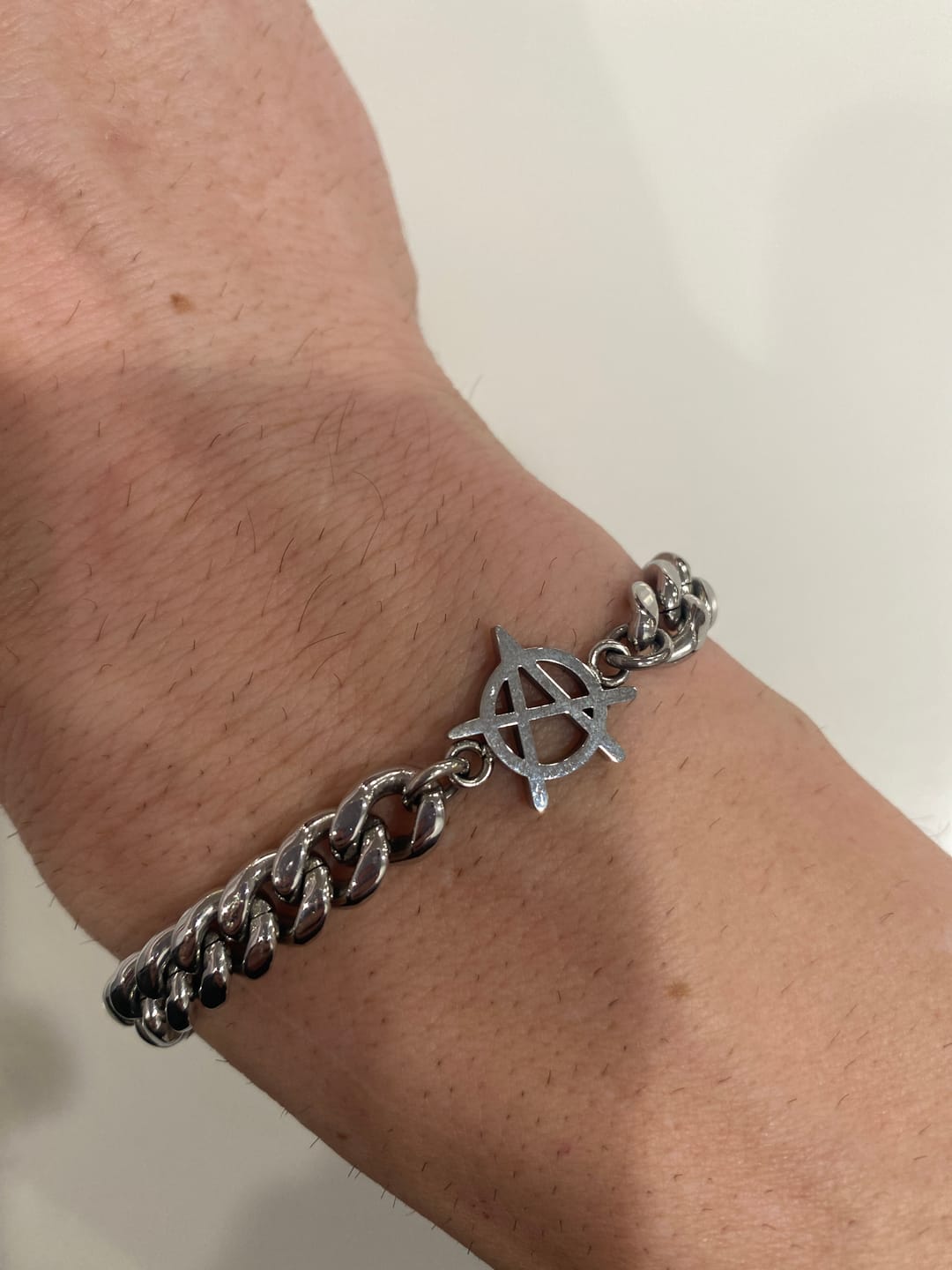 Customer photo review of ANARCHY CUBAN BRACELET