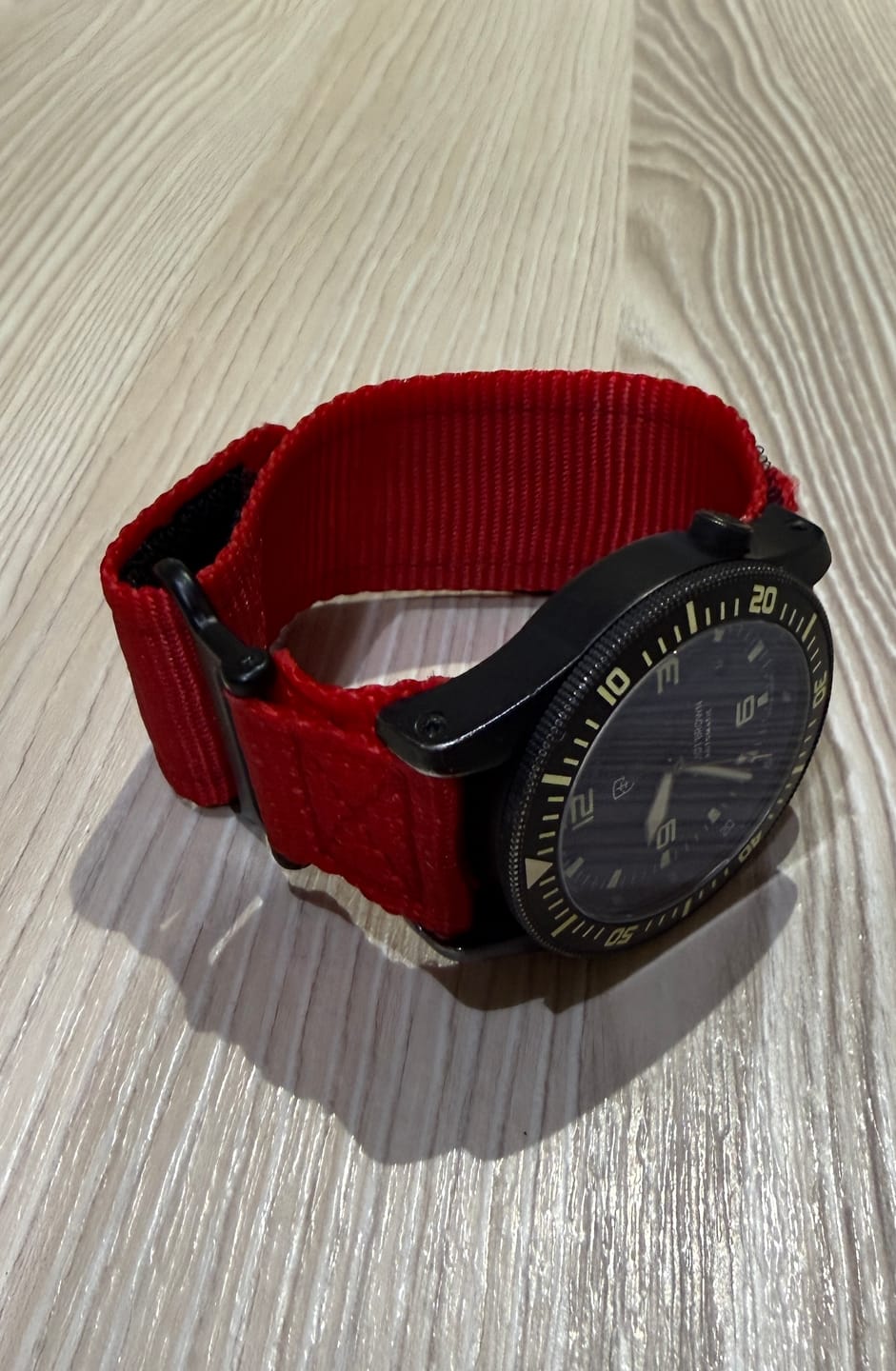 Customer photo review of Nylon Velcro - Red