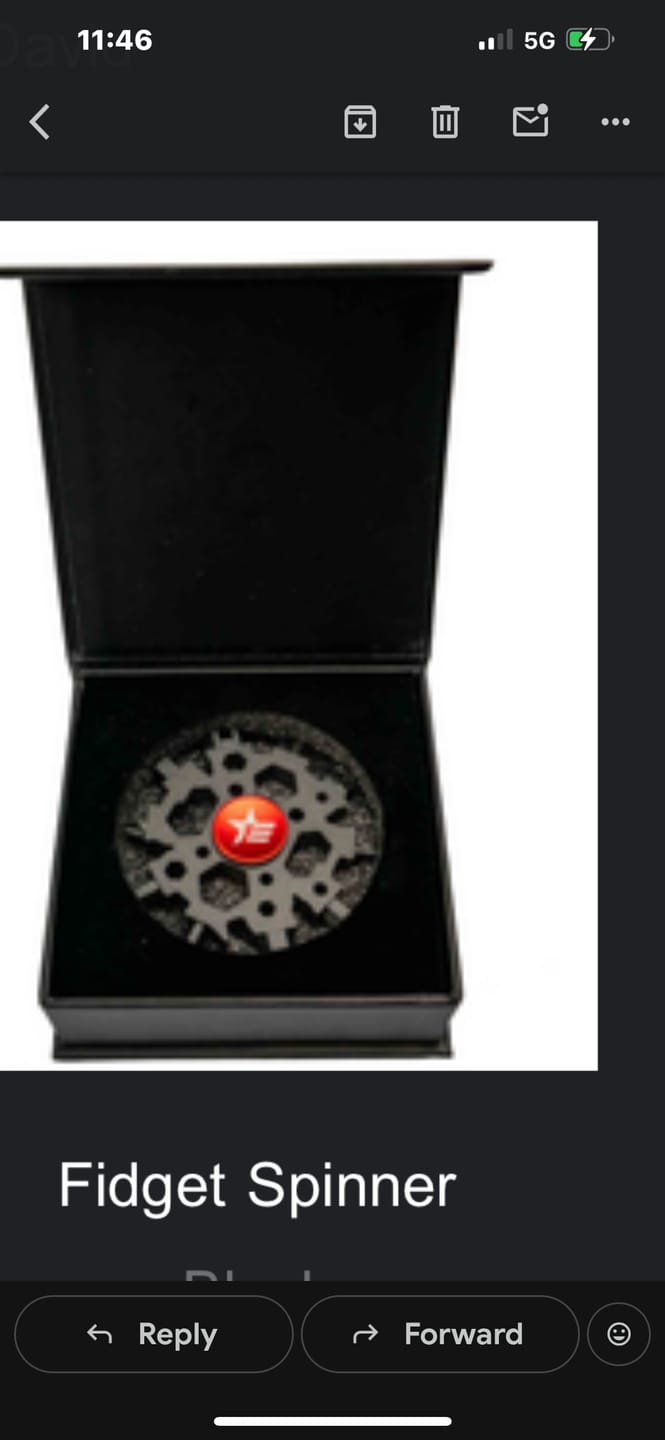 Customer photo review of Fidget Spinner