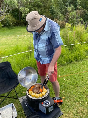 Customer photo review of COBB Frying Pan