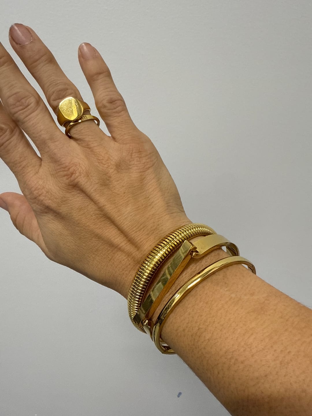 Customer photo review of Inspiration Signet Rings