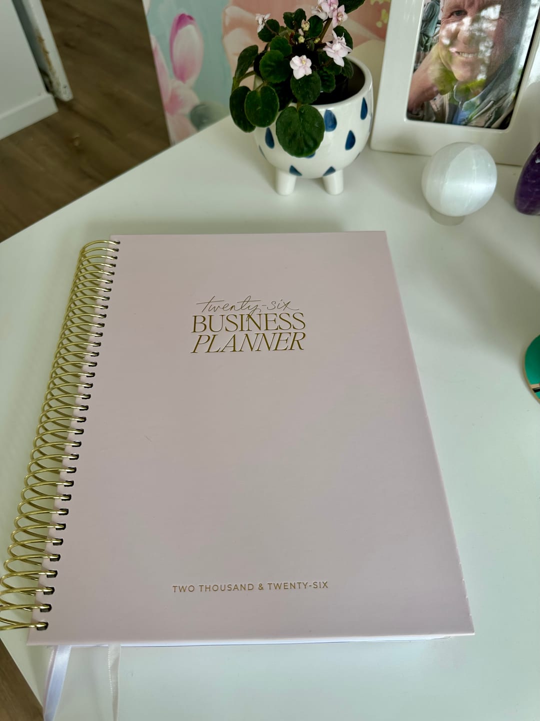 Customer photo review of 2026 Business Planner - Blush