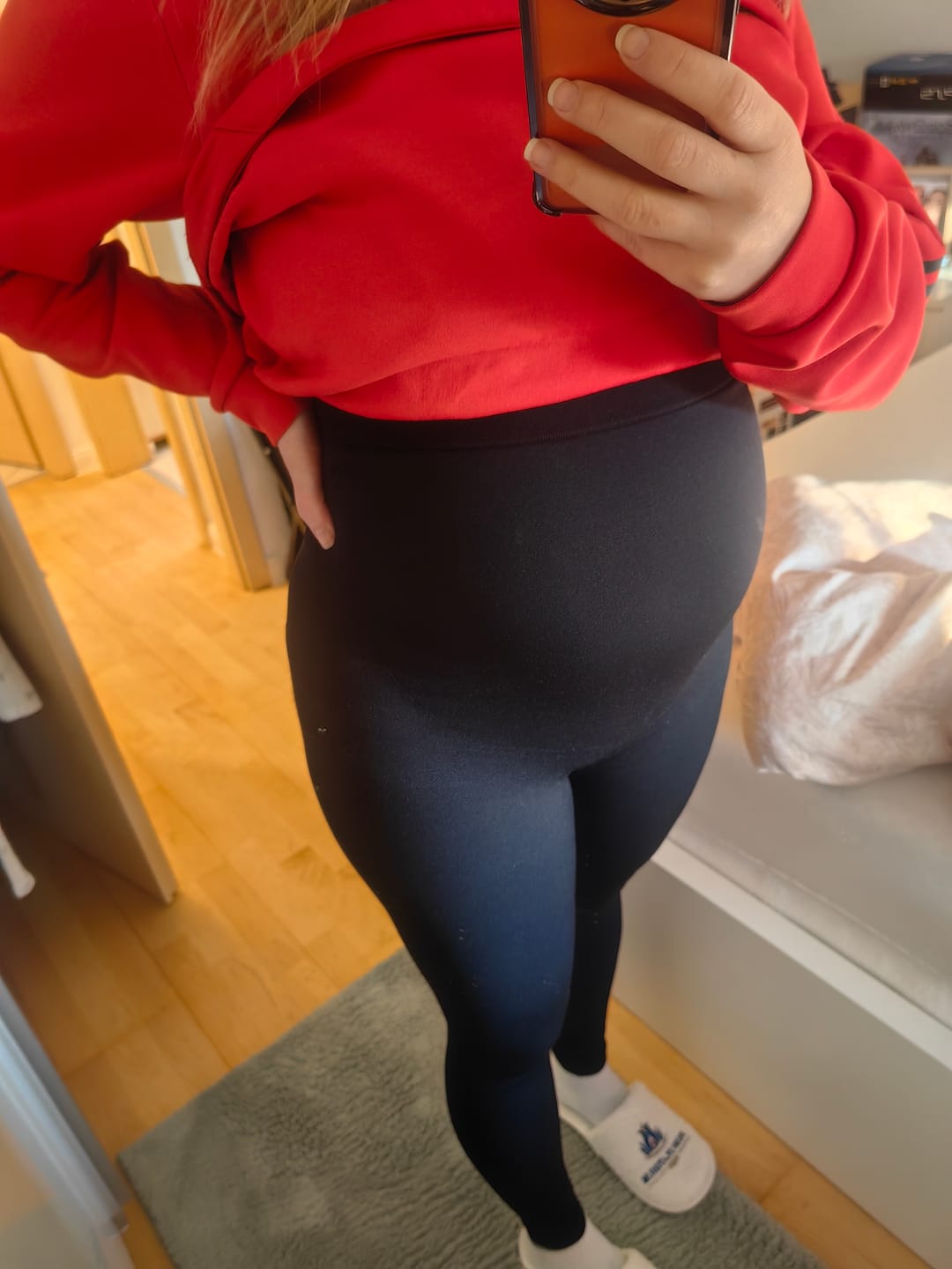 Customer photo review of Schwangerschafts Leggings