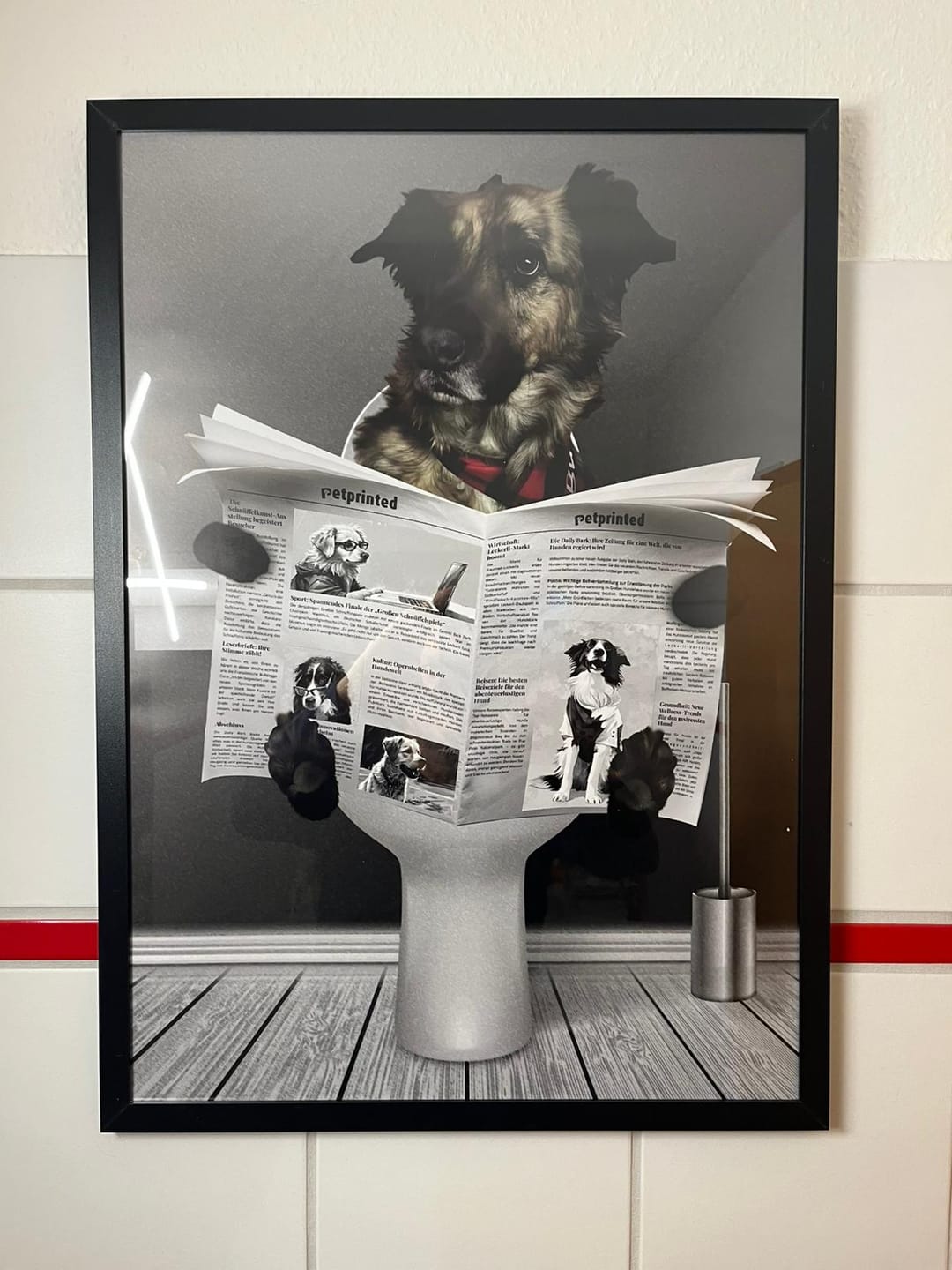 Customer photo review of Wichtige Sitzung - Individuelles Poster