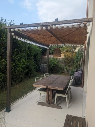 Customer photo review of Schaduwdoek kokosvezel