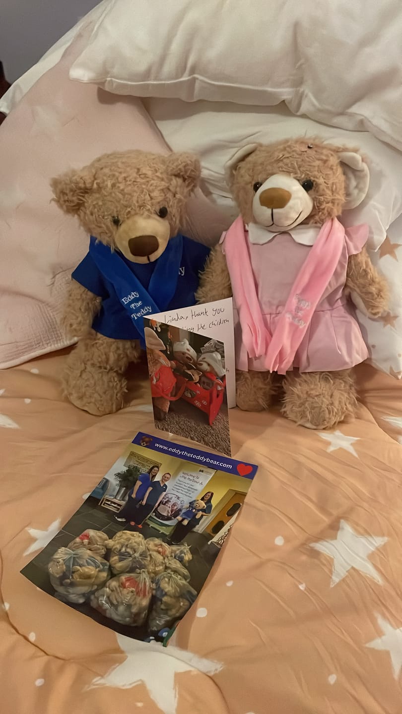 Customer photo review of Eddy The Teddy Bear