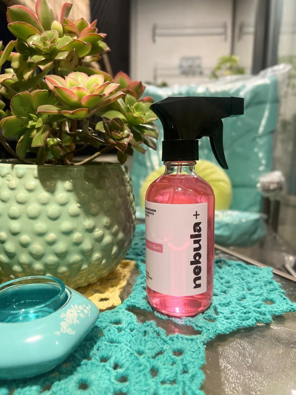 Customer photo review of SPRAY AROMATIZANTE BUBBLE GUM NEBULA+ (250 ml)