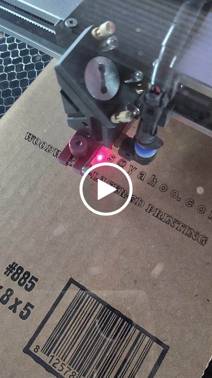 Customer video review of Monport Reno65 Pro 65W Desktop CO2 Laser Engraver & Cutter (24" X 16") with DSP Controller and Magnetic Assisted Focus