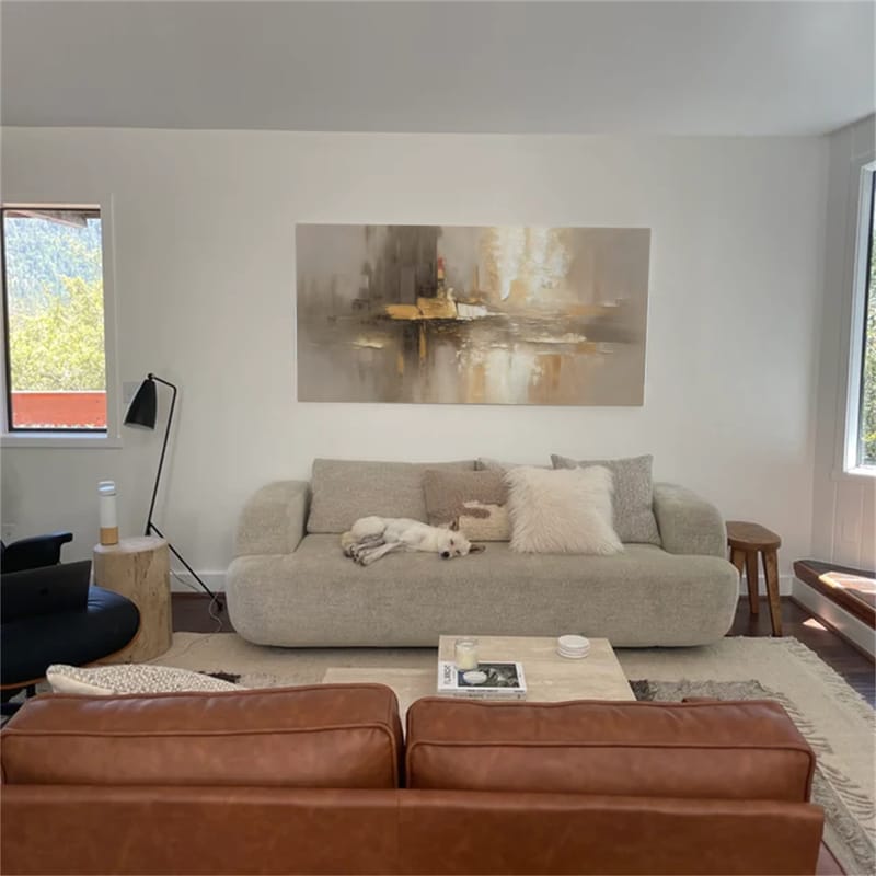Customer photo review of Abstract Painting Canvas #AP125