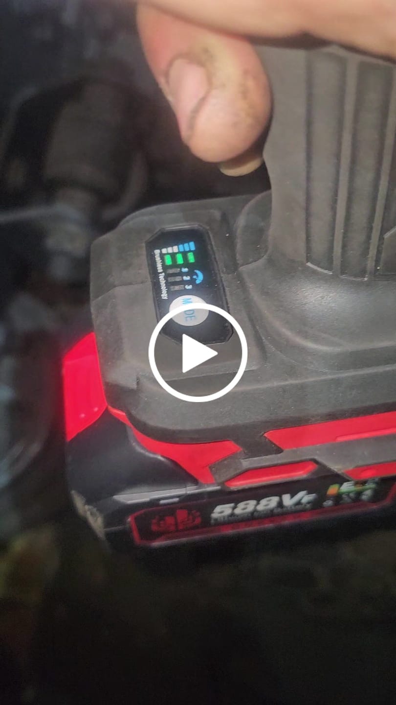 Customer video review of ONEVAN 1/2" 2800N·m Brushless Cordless Impact Wrench | For Makita 18V Battery