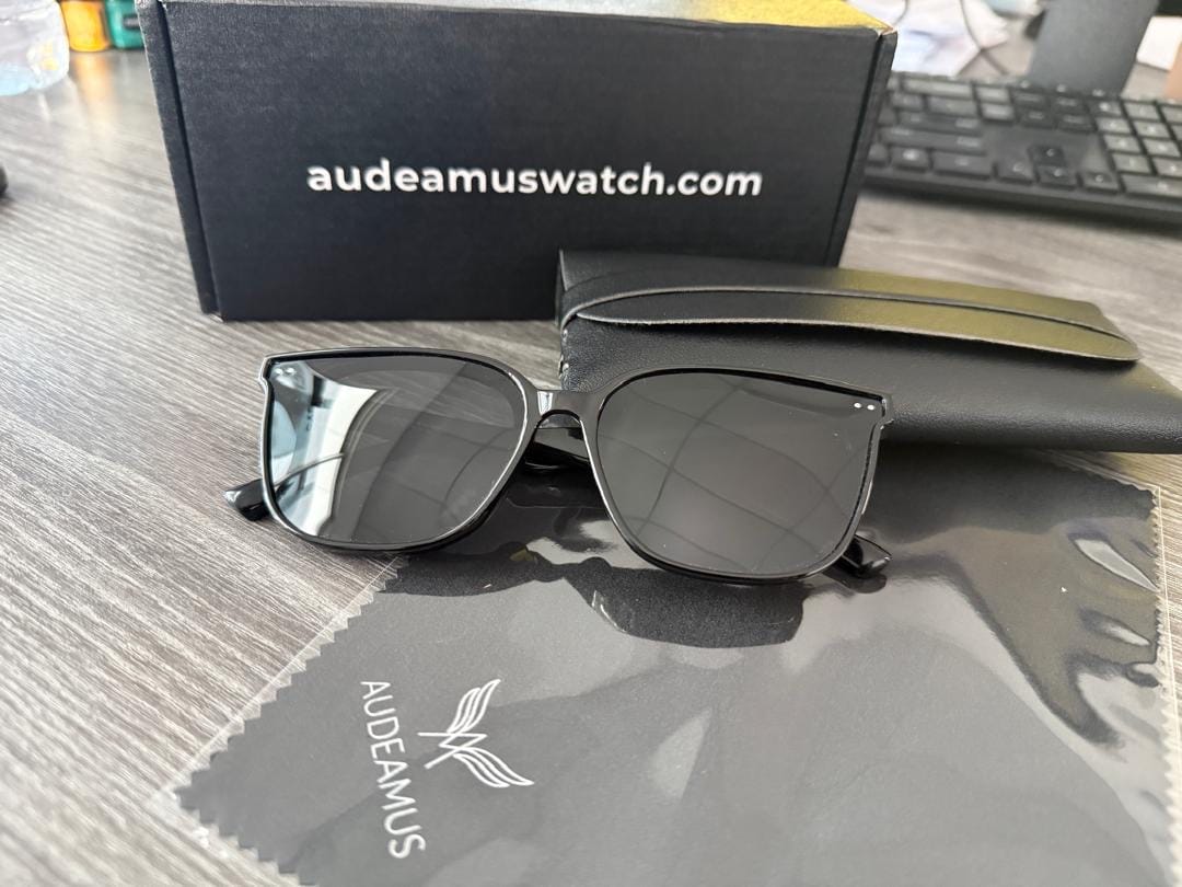 Customer photo review of Micah Rectangular Framed Sunglasses