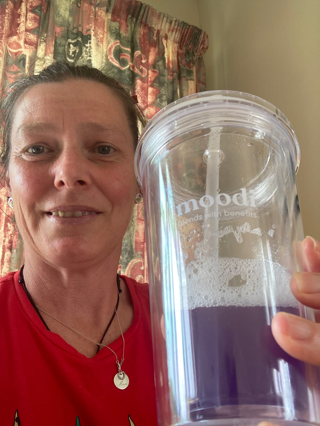 Customer photo review of Blends with Benefits Tumbler