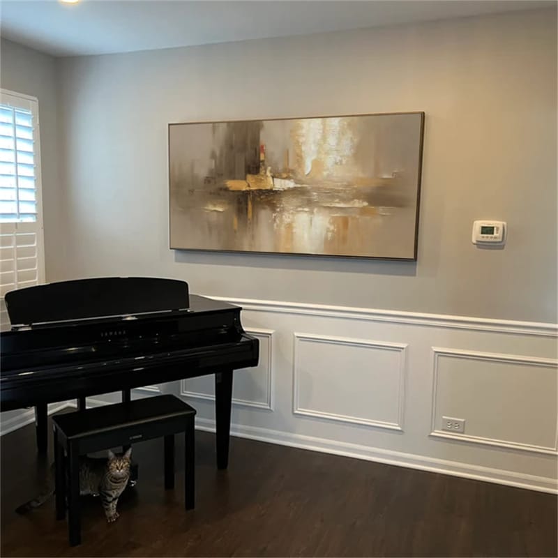 Customer photo review of Abstract Painting Canvas #AP125