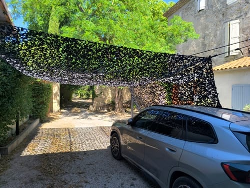 Customer photo review of Zwart camouflagenet