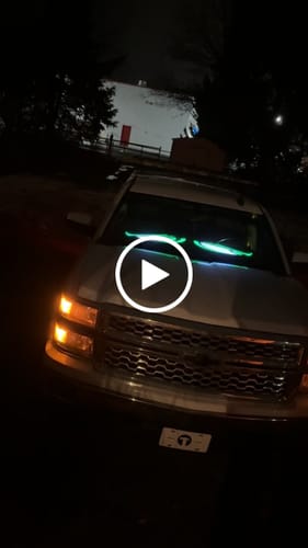 Customer video review of LED Windshield Eyes │ Night-Time Visibility With Style